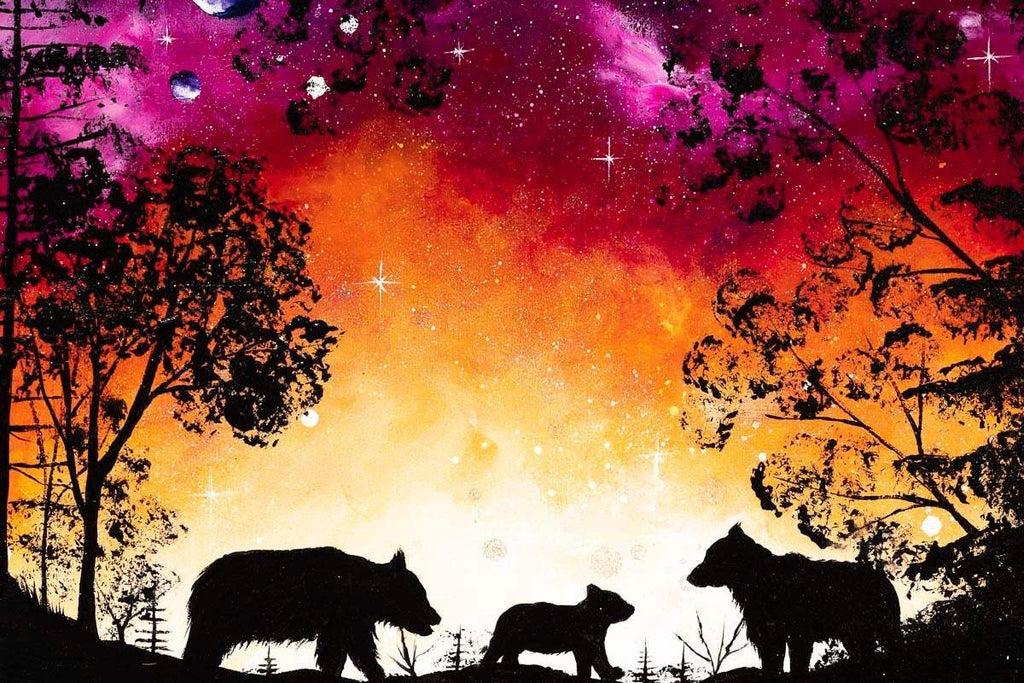 Cosmic Love - Original - SOLD by artist Becky Smith - Wyecliffe Galleries