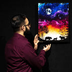 Cosmic Love - Original - SOLD by artist Becky Smith - Wyecliffe Galleries