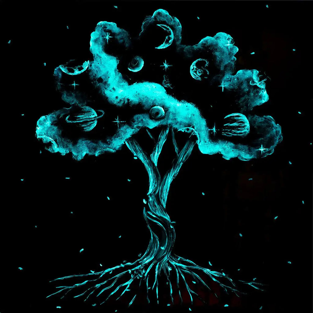 Cosmic Nights - Original - SOLD by artist Becky Smith - Wyecliffe Galleries