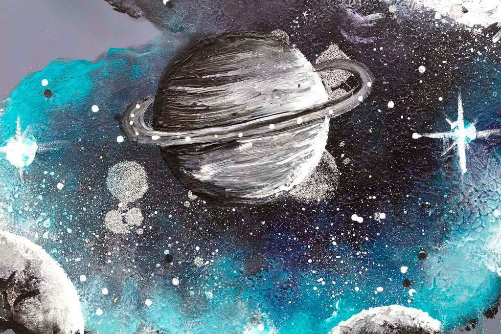 Cosmic Nights - Original - SOLD by artist Becky Smith - Wyecliffe Galleries