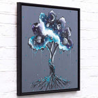 Cosmic Nights - Original - SOLD by artist Becky Smith - Wyecliffe Galleries