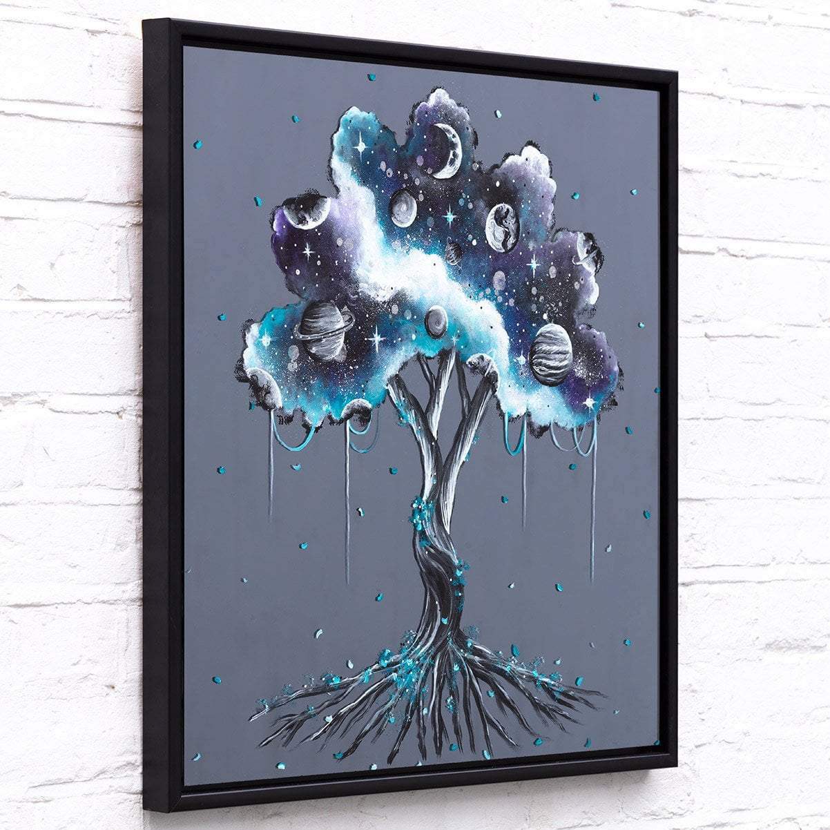 Cosmic Nights - Original - SOLD by artist Becky Smith - Wyecliffe Galleries