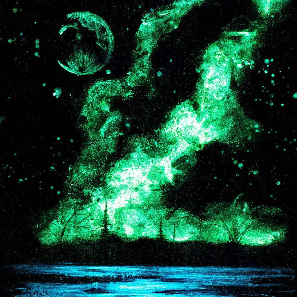 Cosmic Sky - Original - SOLD by artist Becky Smith - Wyecliffe Galleries