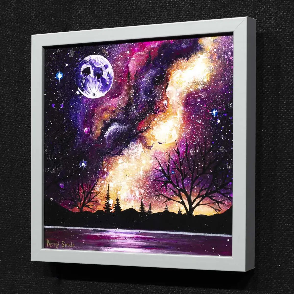 Cosmic Sky - Original - SOLD by artist Becky Smith - Wyecliffe Galleries