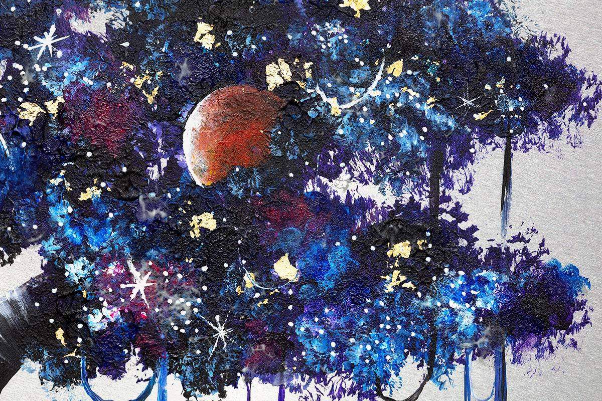 Cosmic Space - Original - SOLD by artist Becky Smith - Wyecliffe Galleries