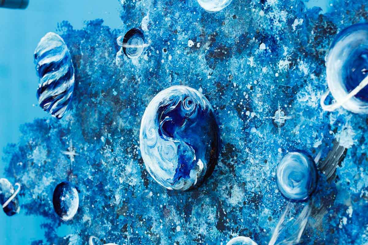 Cosmic Visions - Original - SOLD by artist Becky Smith - Wyecliffe Galleries