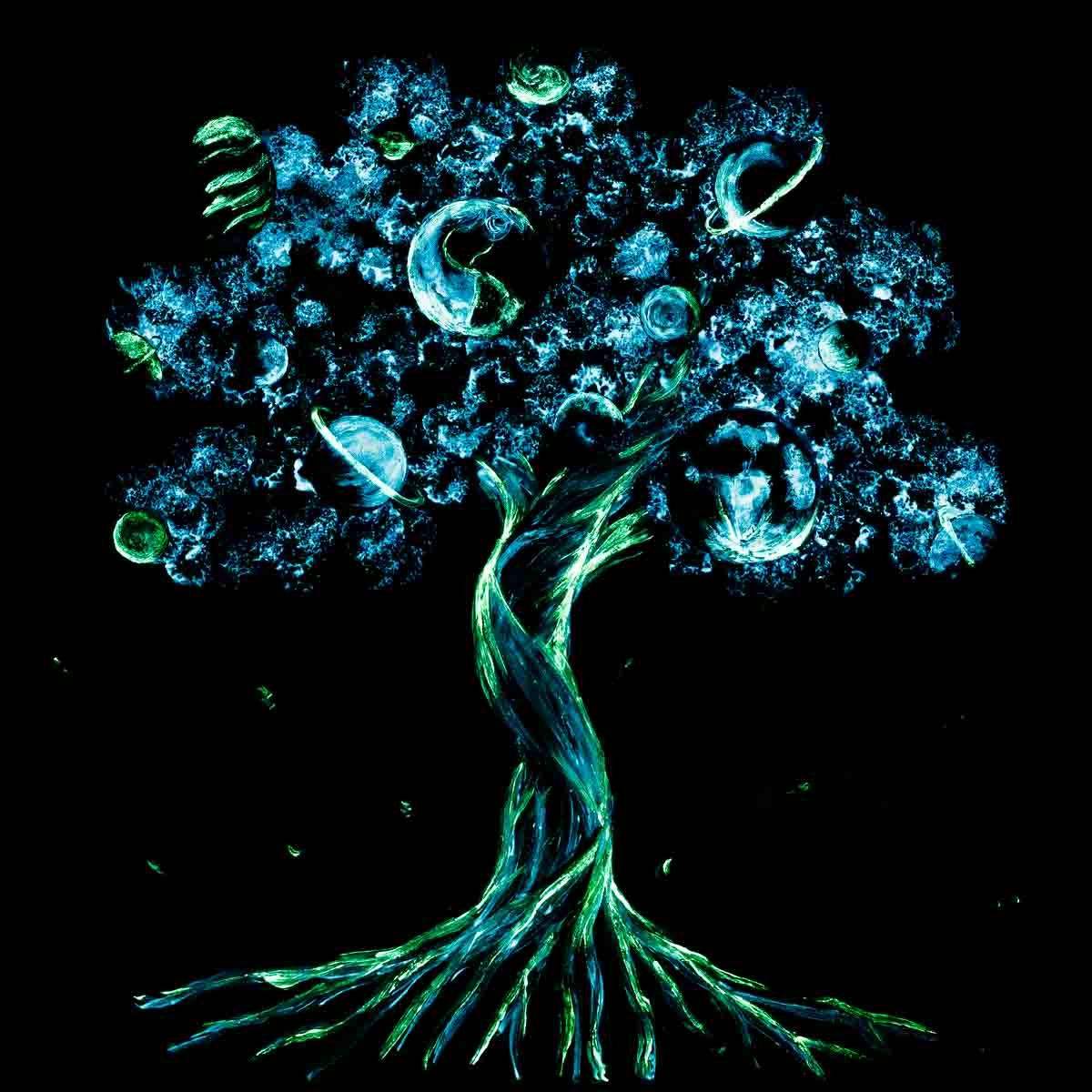 Cosmic Visions - Original - SOLD by artist Becky Smith - Wyecliffe Galleries