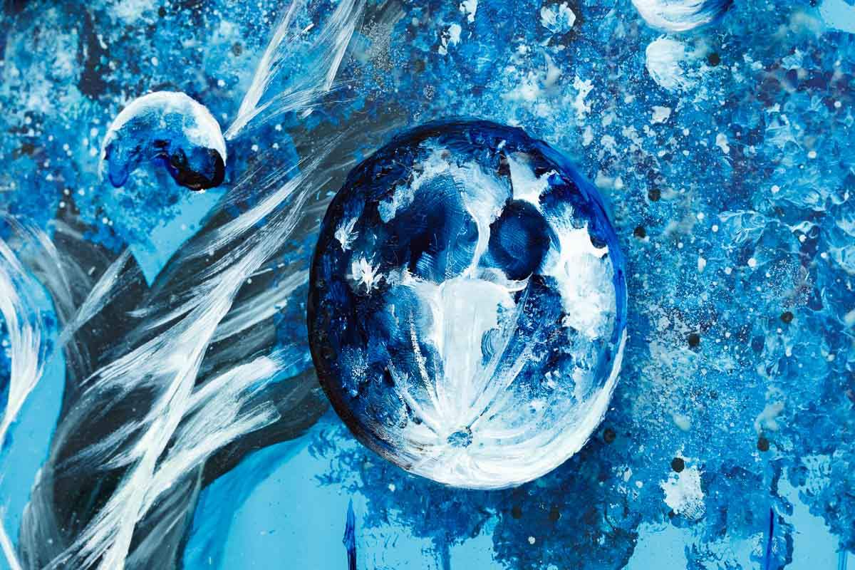 Cosmic Visions - Original - SOLD by artist Becky Smith - Wyecliffe Galleries