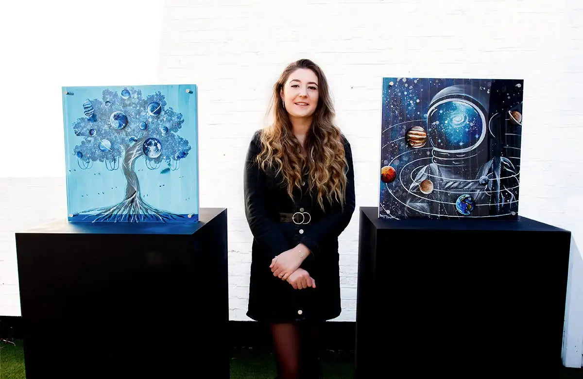 Cosmic Visions - Original - SOLD by artist Becky Smith - Wyecliffe Galleries