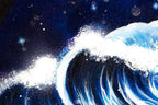 Crashing Waves - Original - SOLD by artist Becky Smith - Wyecliffe Galleries