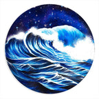 Crashing Waves - Original - SOLD by artist Becky Smith - Wyecliffe Galleries