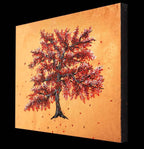 Crimson Blossom - Original - SOLD by artist Becky Smith - Wyecliffe Galleries