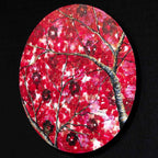 Crimson Blossom Set - Original - SOLD by artist Becky Smith - Wyecliffe Galleries