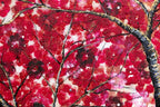 Crimson Blossom Set - Original - SOLD by artist Becky Smith - Wyecliffe Galleries