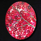 Crimson Blossom Set - Original - SOLD by artist Becky Smith - Wyecliffe Galleries