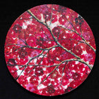 Crimson Blossom Set - Original - SOLD by artist Becky Smith - Wyecliffe Galleries