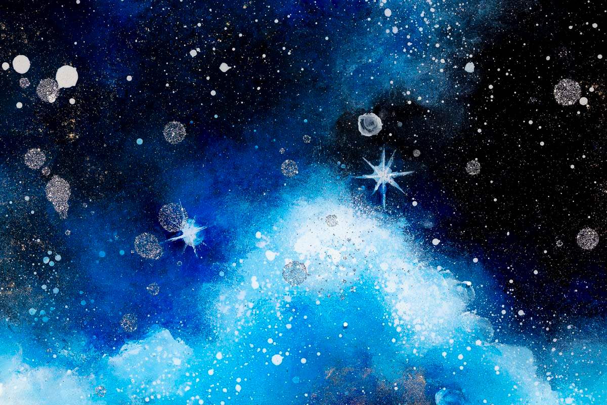 Dark Matter - Original - SOLD by artist Becky Smith - Wyecliffe Galleries