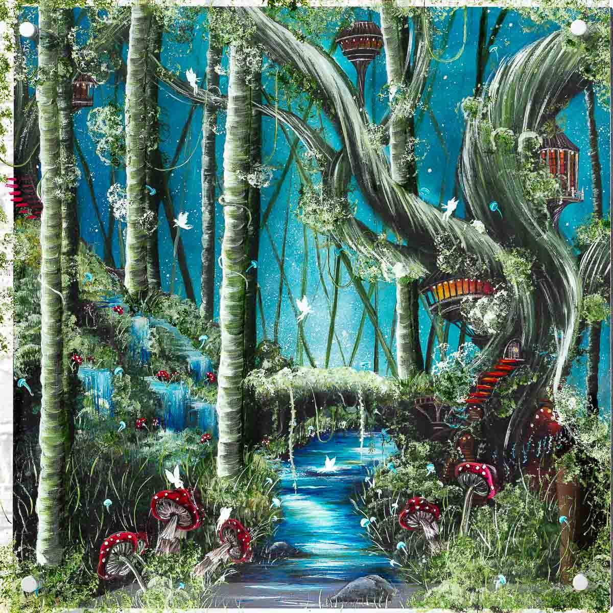 Depths of Enchantment - Original - SOLD by artist Becky Smith - Wyecliffe Galleries