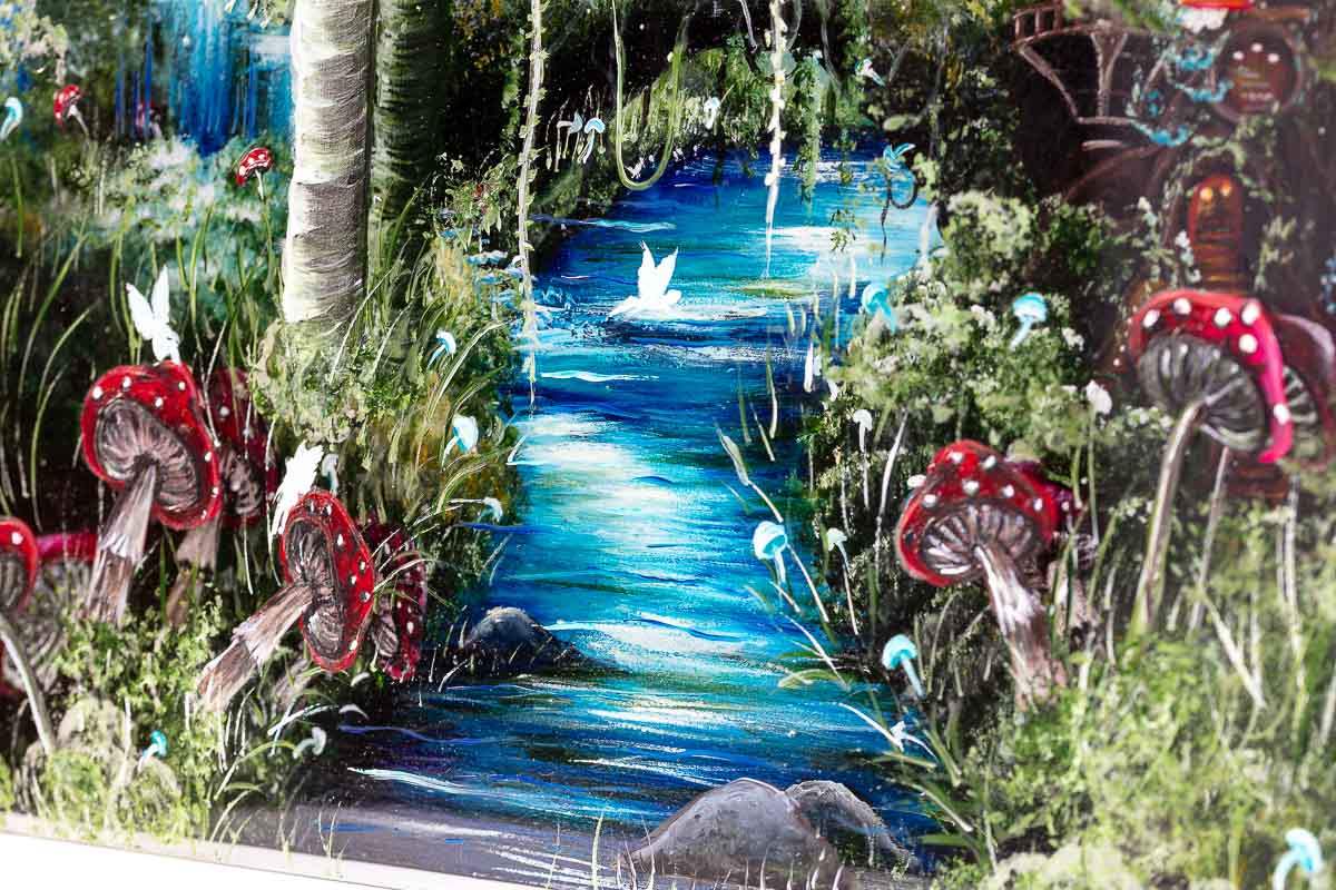 Depths of Enchantment - Original - SOLD by artist Becky Smith - Wyecliffe Galleries