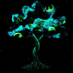 Diving into Space - Original - SOLD by artist Becky Smith - Wyecliffe Galleries