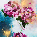 Dreamy Skies I - Original - SOLD by artist Becky Smith - Wyecliffe Galleries