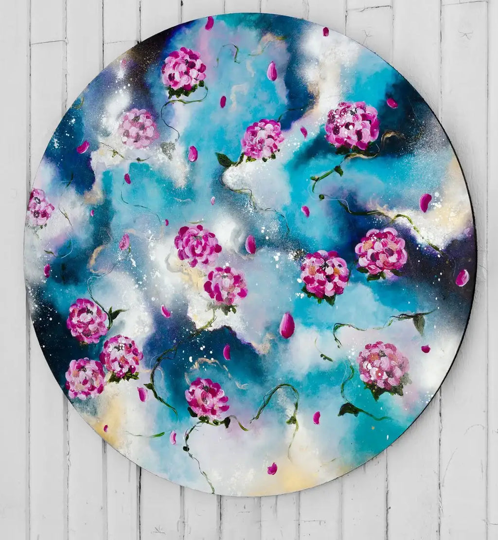 Dreamy Skies II - SOLD by artist Becky Smith - Wyecliffe Galleries