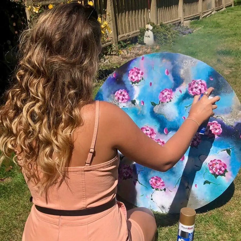 Dreamy Skies II - SOLD by artist Becky Smith - Wyecliffe Galleries