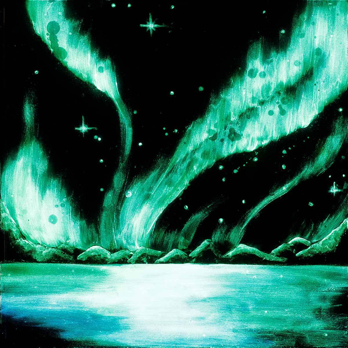 Drifting Sky - Original - SOLD by artist Becky Smith - Wyecliffe Galleries