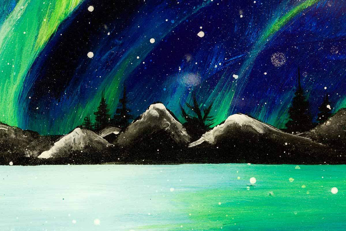 Drifting Sky - Original - SOLD by artist Becky Smith - Wyecliffe Galleries