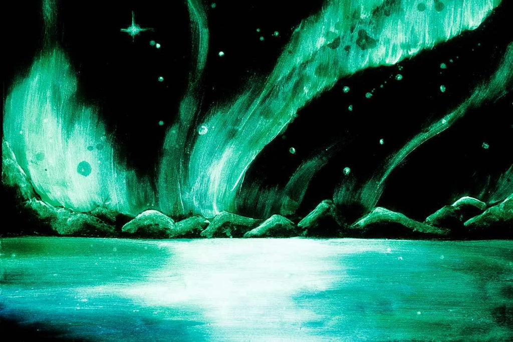 Drifting Sky - Original - SOLD by artist Becky Smith - Wyecliffe Galleries