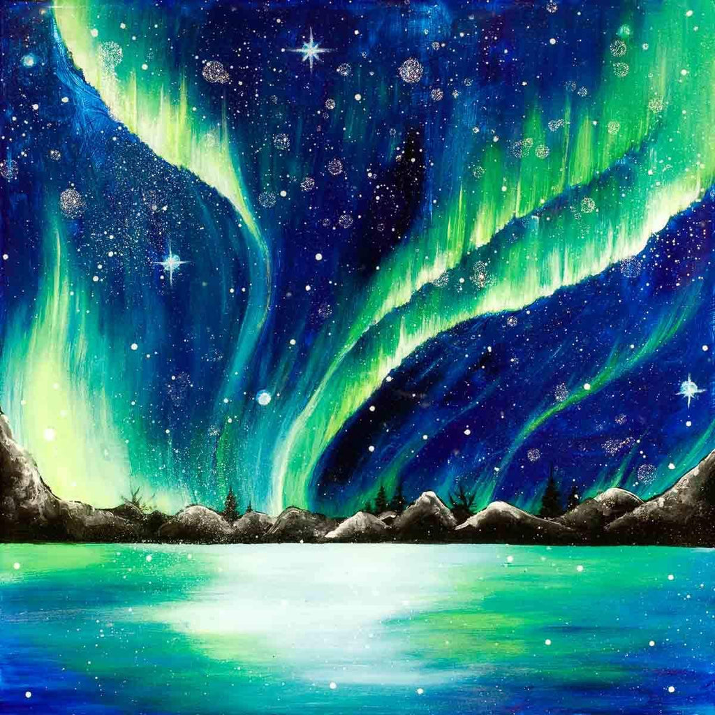 Drifting Sky - Original - SOLD by artist Becky Smith - Wyecliffe Galleries