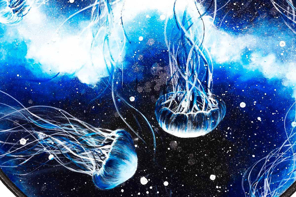 Drifting Through Space - Original - SOLD by artist Becky Smith - Wyecliffe Galleries