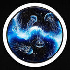 Drifting Through Space - Original - SOLD by artist Becky Smith - Wyecliffe Galleries