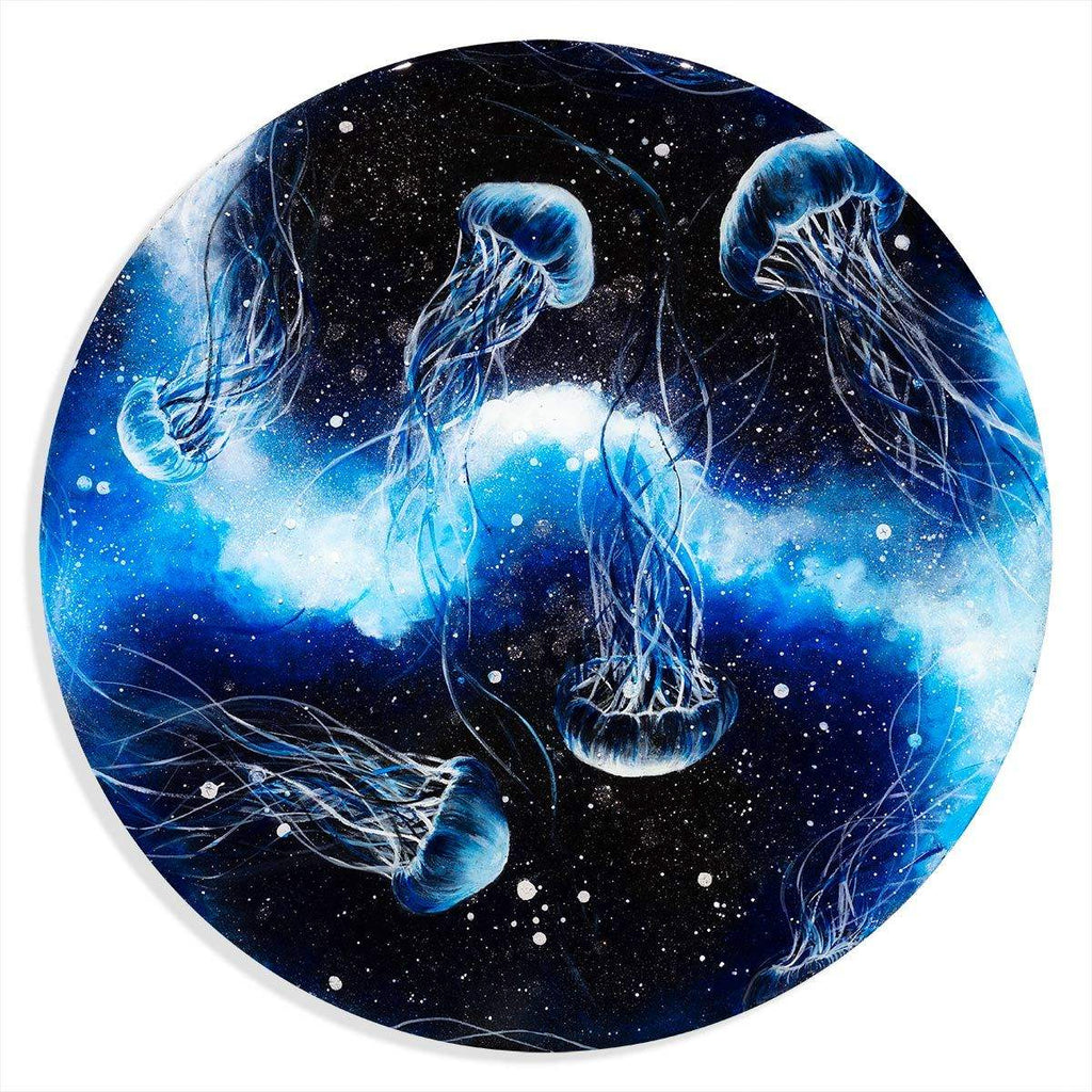 Drifting Through Space - Original - SOLD by artist Becky Smith - Wyecliffe Galleries