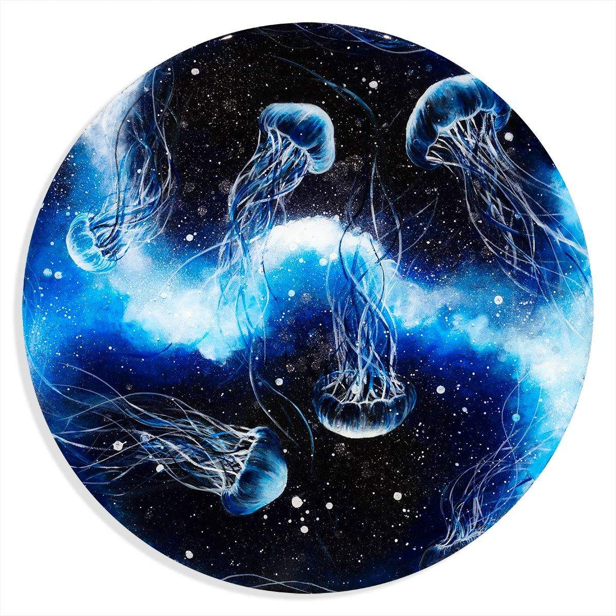 Drifting Through Space - Original - SOLD by artist Becky Smith - Wyecliffe Galleries