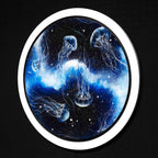 Drifting Through Space - Original - SOLD by artist Becky Smith - Wyecliffe Galleries