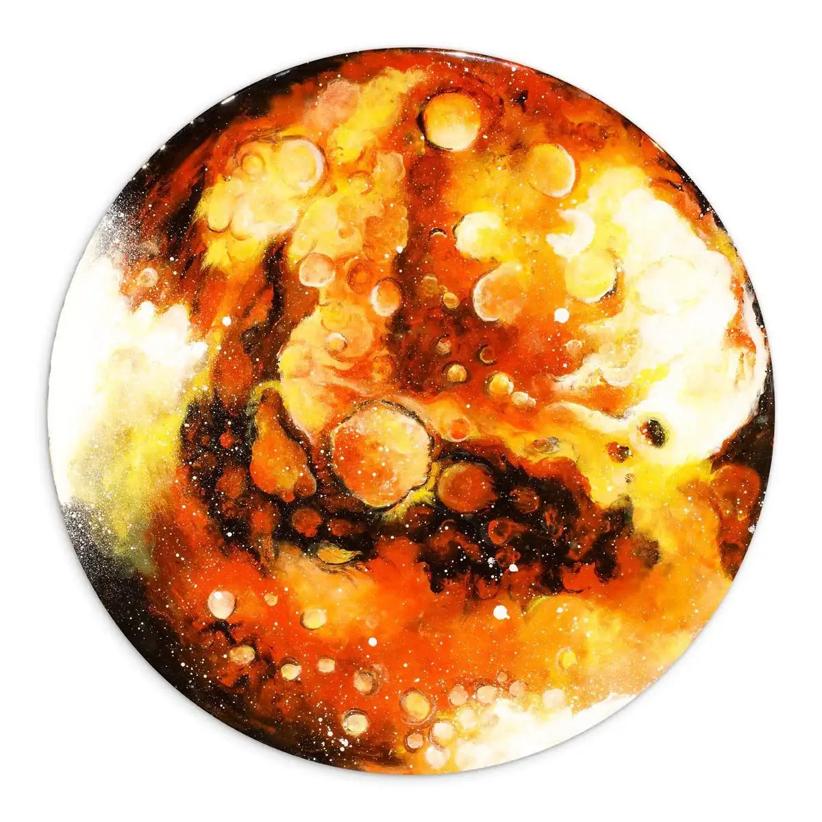 Earth, Mars and Jupiter Set - Original - SOLD by artist Becky Smith - Wyecliffe Galleries