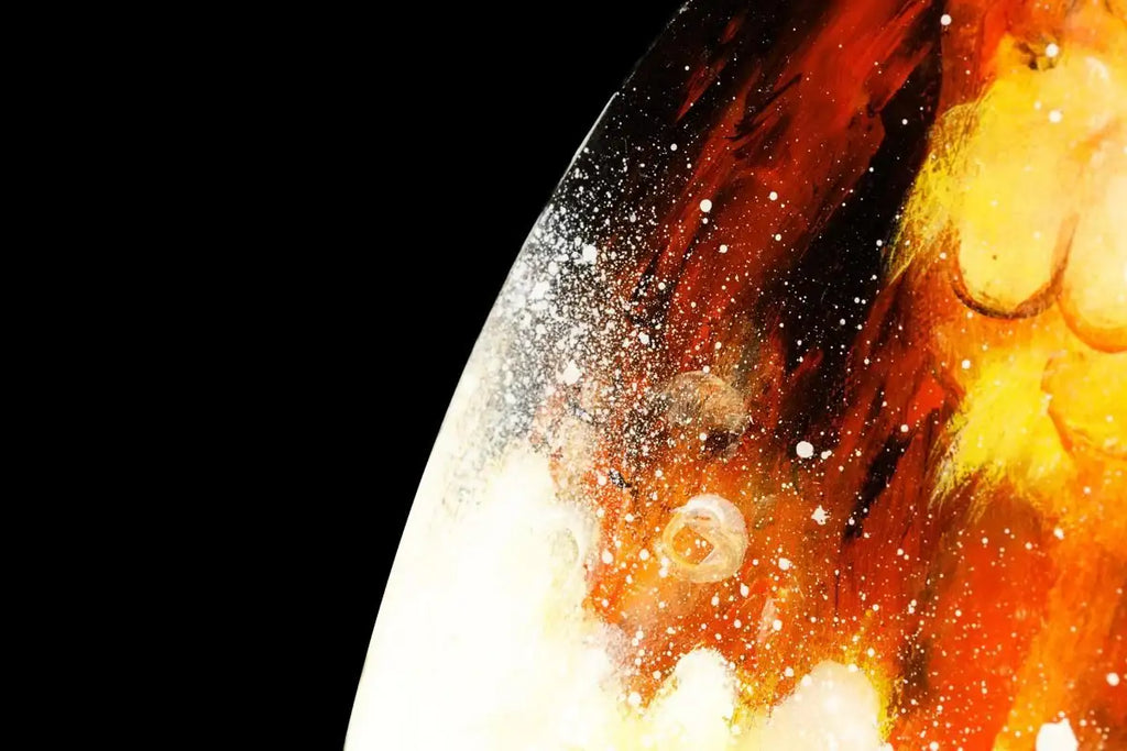 Earth, Mars and Jupiter Set - Original - SOLD by artist Becky Smith - Wyecliffe Galleries