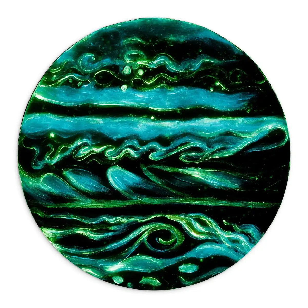 Earth, Mars and Jupiter Set - Original - SOLD by artist Becky Smith - Wyecliffe Galleries