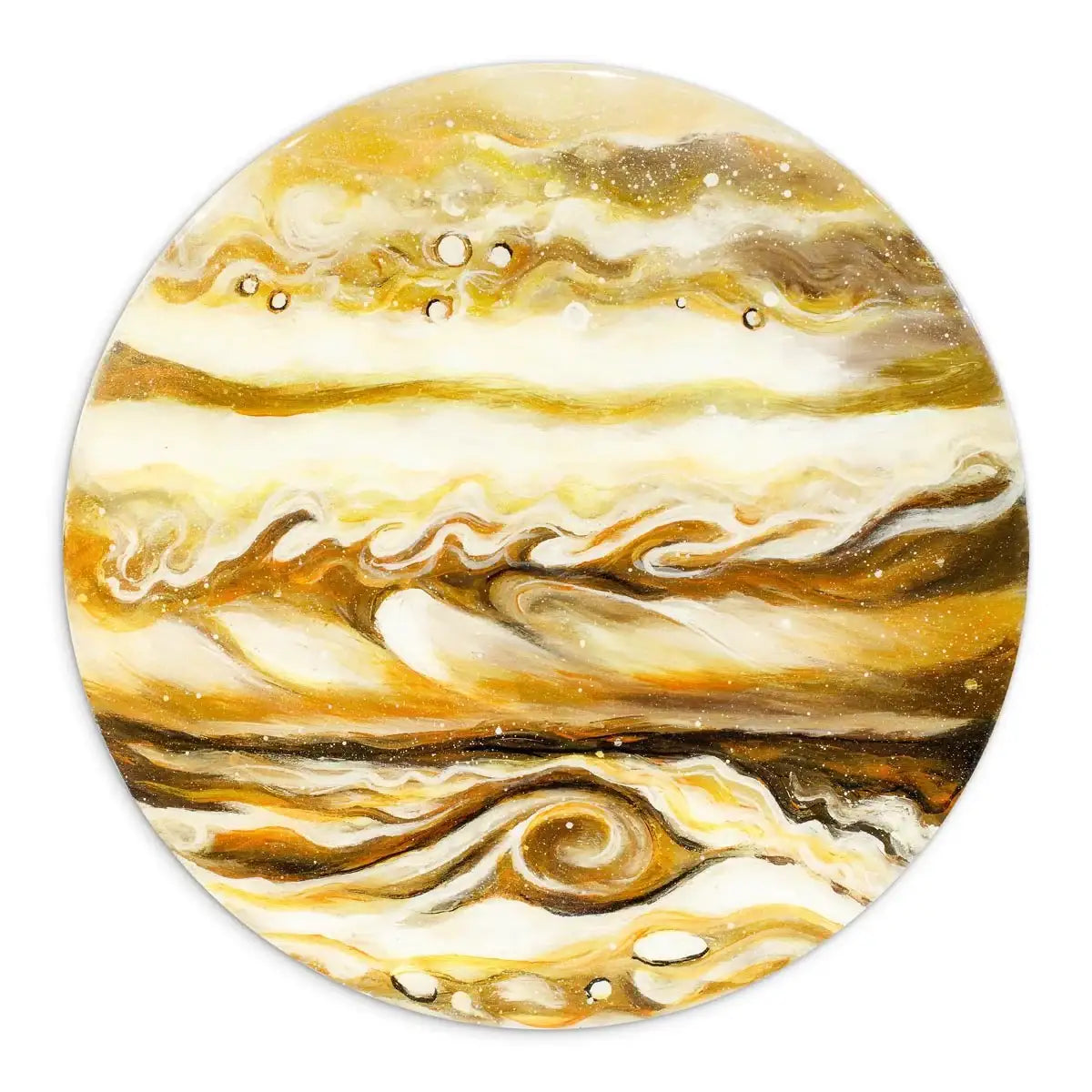 Earth, Mars and Jupiter Set - Original - SOLD by artist Becky Smith - Wyecliffe Galleries