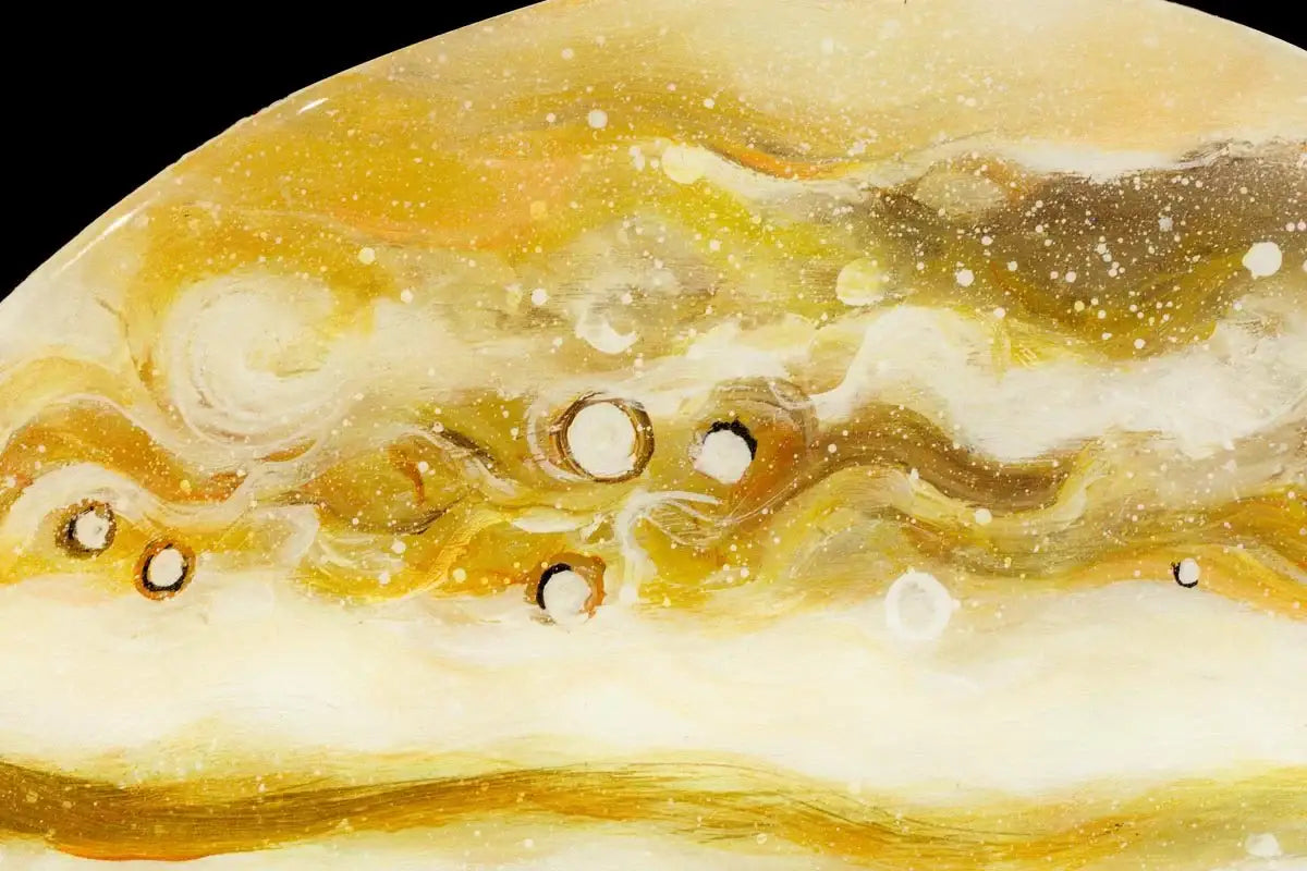 Earth, Mars and Jupiter Set - Original - SOLD by artist Becky Smith - Wyecliffe Galleries