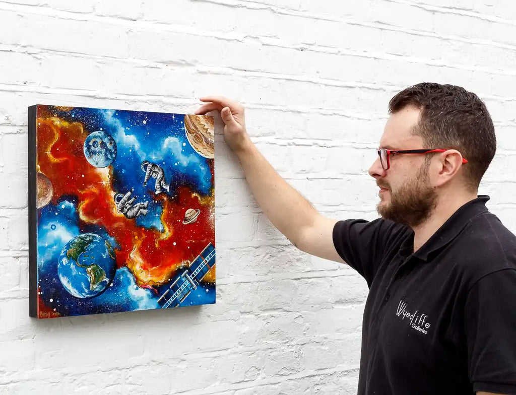 Echoes of Space - Original - SOLD by artist Becky Smith - Wyecliffe Galleries