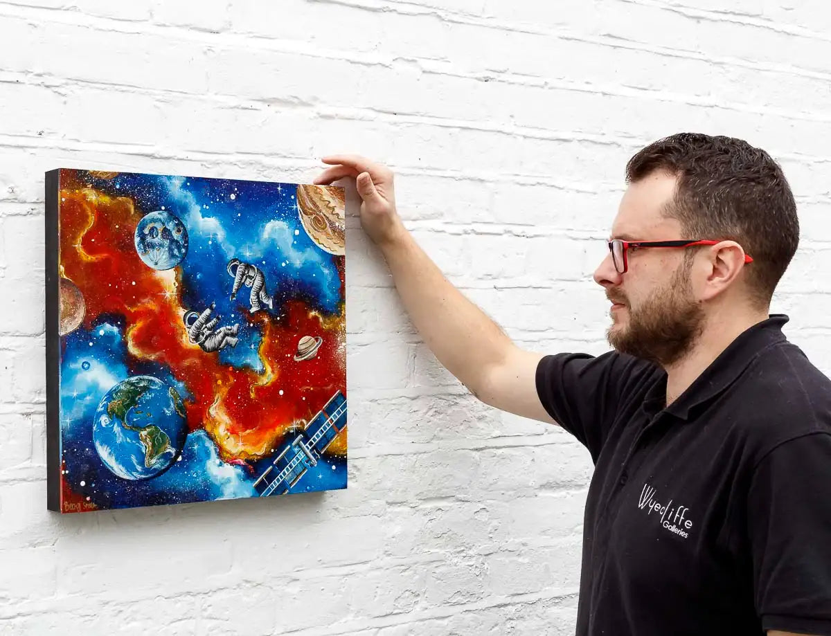 Echoes of Space - Original - SOLD by artist Becky Smith - Wyecliffe Galleries