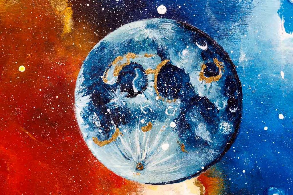 Echoes of Space - Original - SOLD by artist Becky Smith - Wyecliffe Galleries