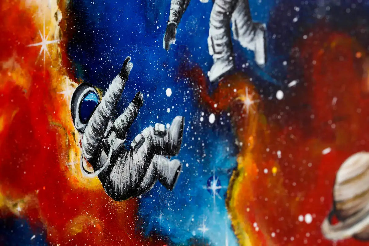 Echoes of Space - Original - SOLD by artist Becky Smith - Wyecliffe Galleries