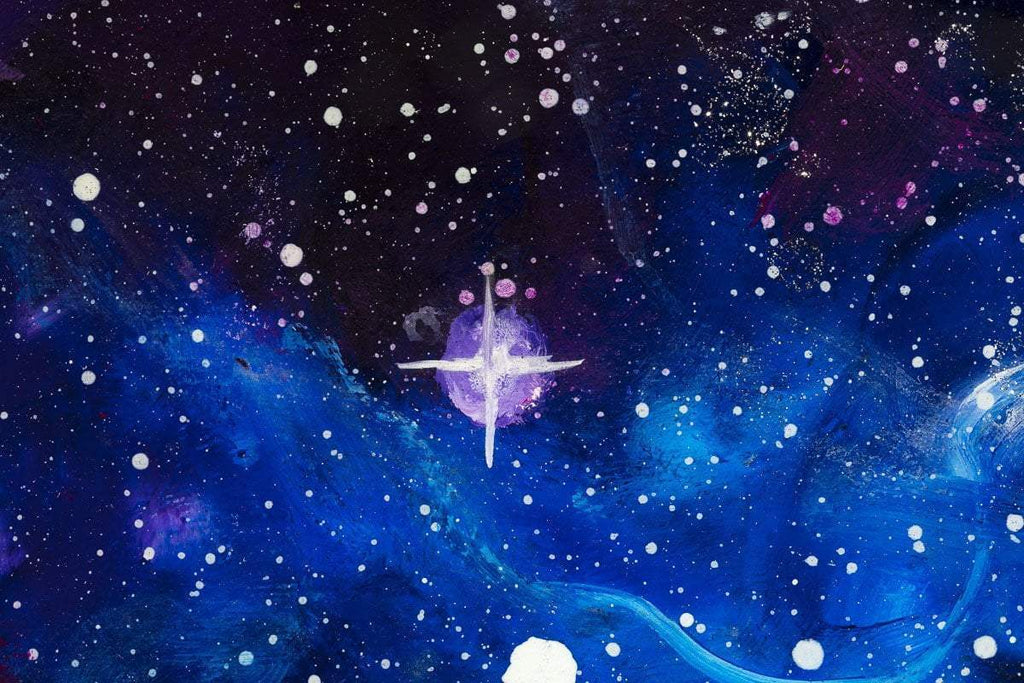 Elements of the Galaxy - Original - SOLD by artist Becky Smith - Wyecliffe Galleries