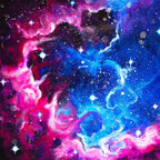 Elements of the Galaxy - Original - SOLD by artist Becky Smith - Wyecliffe Galleries