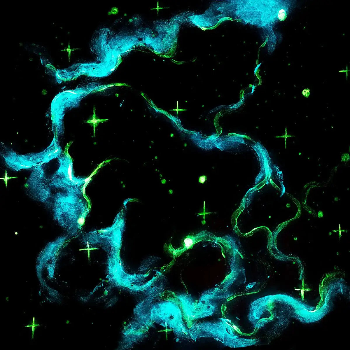 Elements of the Galaxy - Original - SOLD by artist Becky Smith - Wyecliffe Galleries