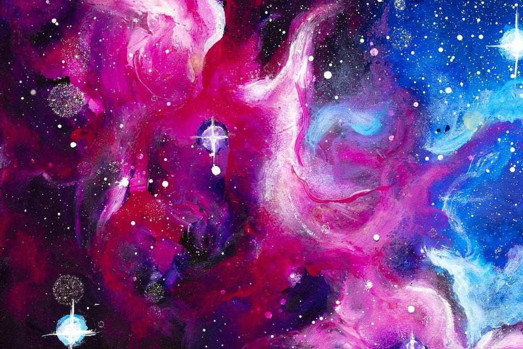 Elements of the Galaxy - Original - SOLD by artist Becky Smith - Wyecliffe Galleries