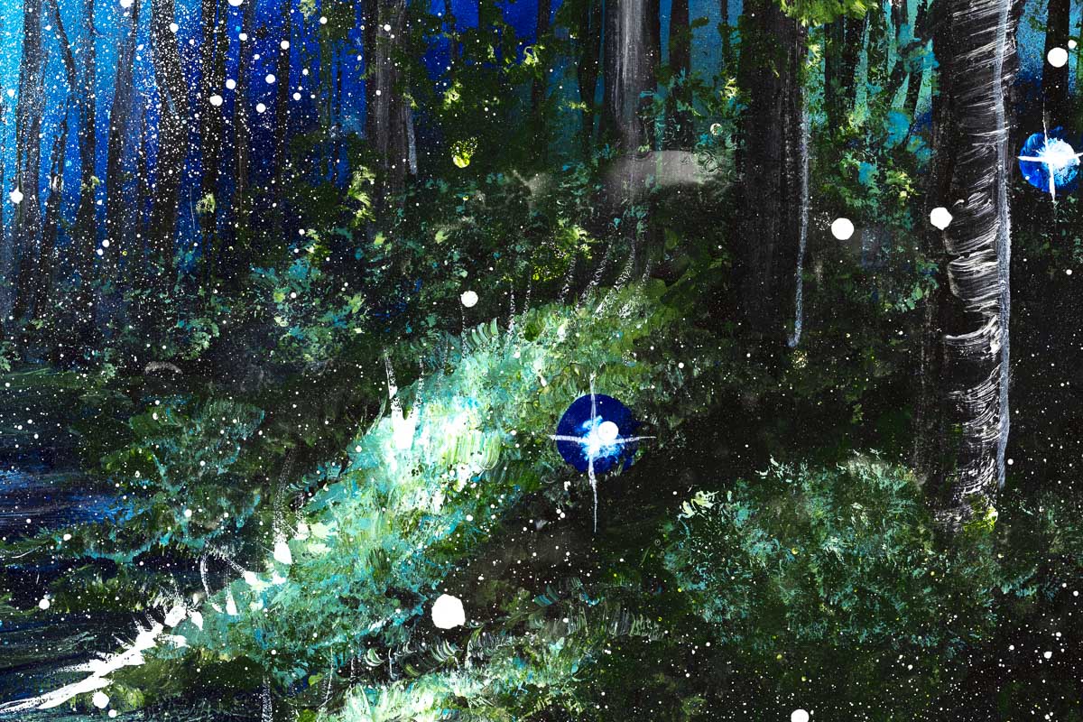 Enchanted Forest - Original Becky Smith Framed